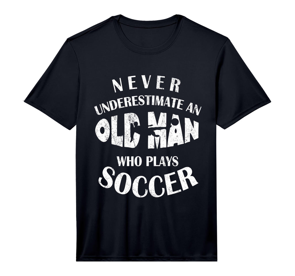 Never Underestimate Old Who Plays T-Shirt - Custom Art Print for Adults