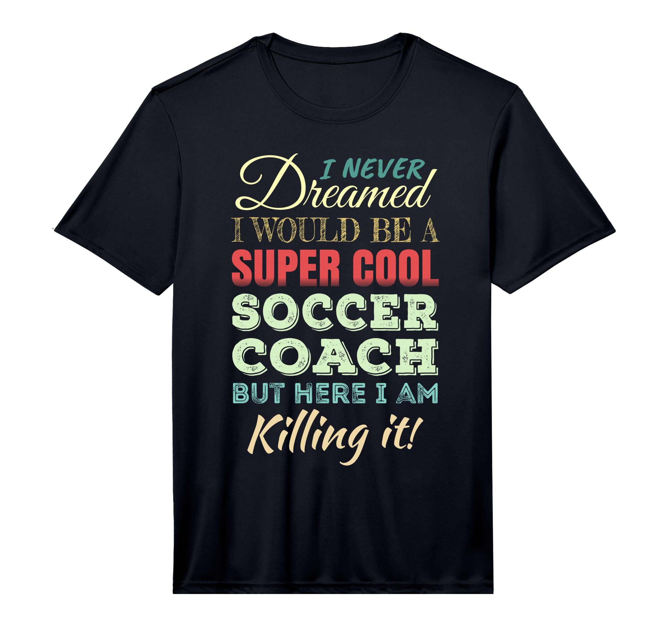 Mens Soccer Coach Funny Gift T-Shirt - Minimalist Print Unisex
