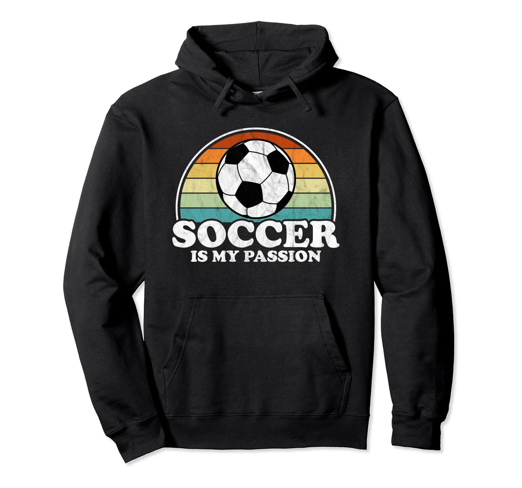 Soccer Is My Passion Soccer Ball Hoodie - Custom Art Print Men Women