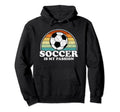 Soccer Is My Passion Soccer Ball Hoodie - Custom Art Print Men Women