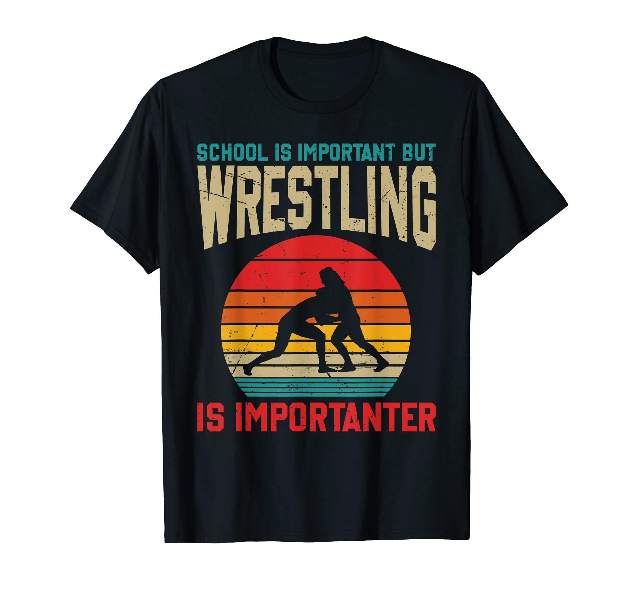 School Is Important Funny Wrestling Polo T-Shirt - Unique Graphic Men Women