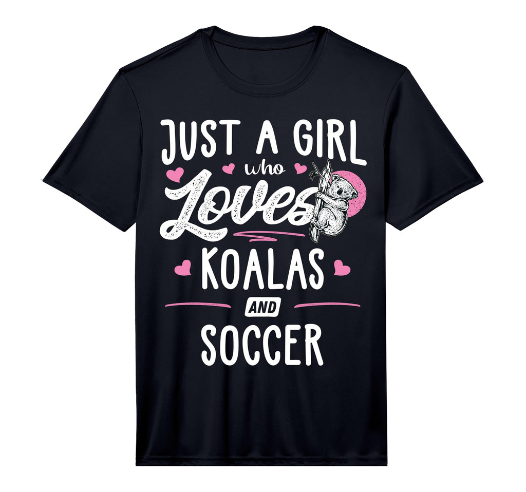 Just Who Loves Koalas And Soccer Gift T-Shirt - Unique Graphic Unisex