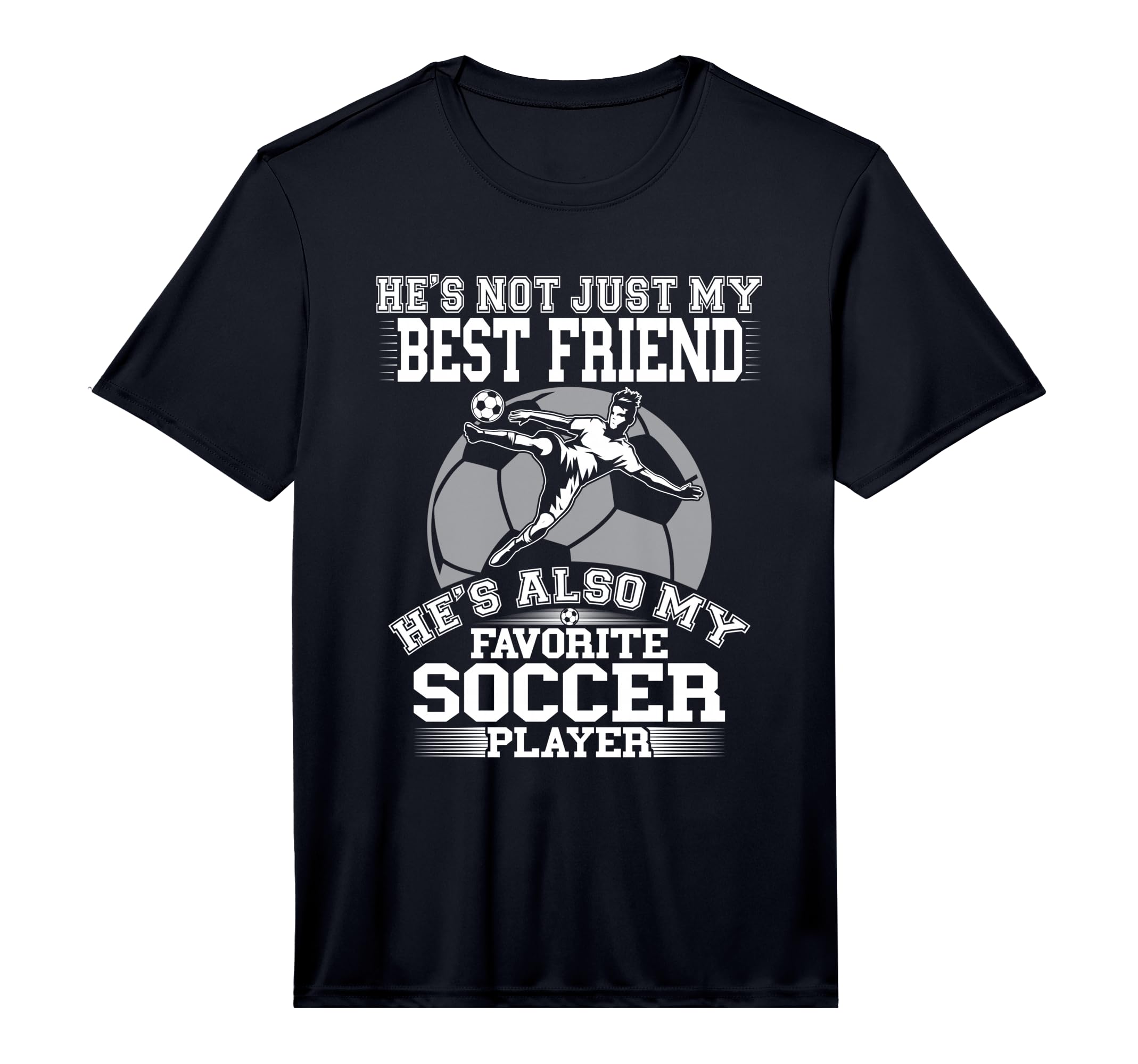 My Best Friend Is My Favorite Soccer T-Shirt - Aesthetic Graphic Unisex