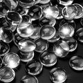 5LB Clear Flat Glass Marbles for Vases, Gemstone Beads Vase Filler Decorative Glass Pebbles for Fish Tank, DIY Crafts, Aquarium Decor Rocks