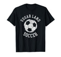 Sugar Land Soccer Distressed 90S T-Shirt - Graphic Print Unisex