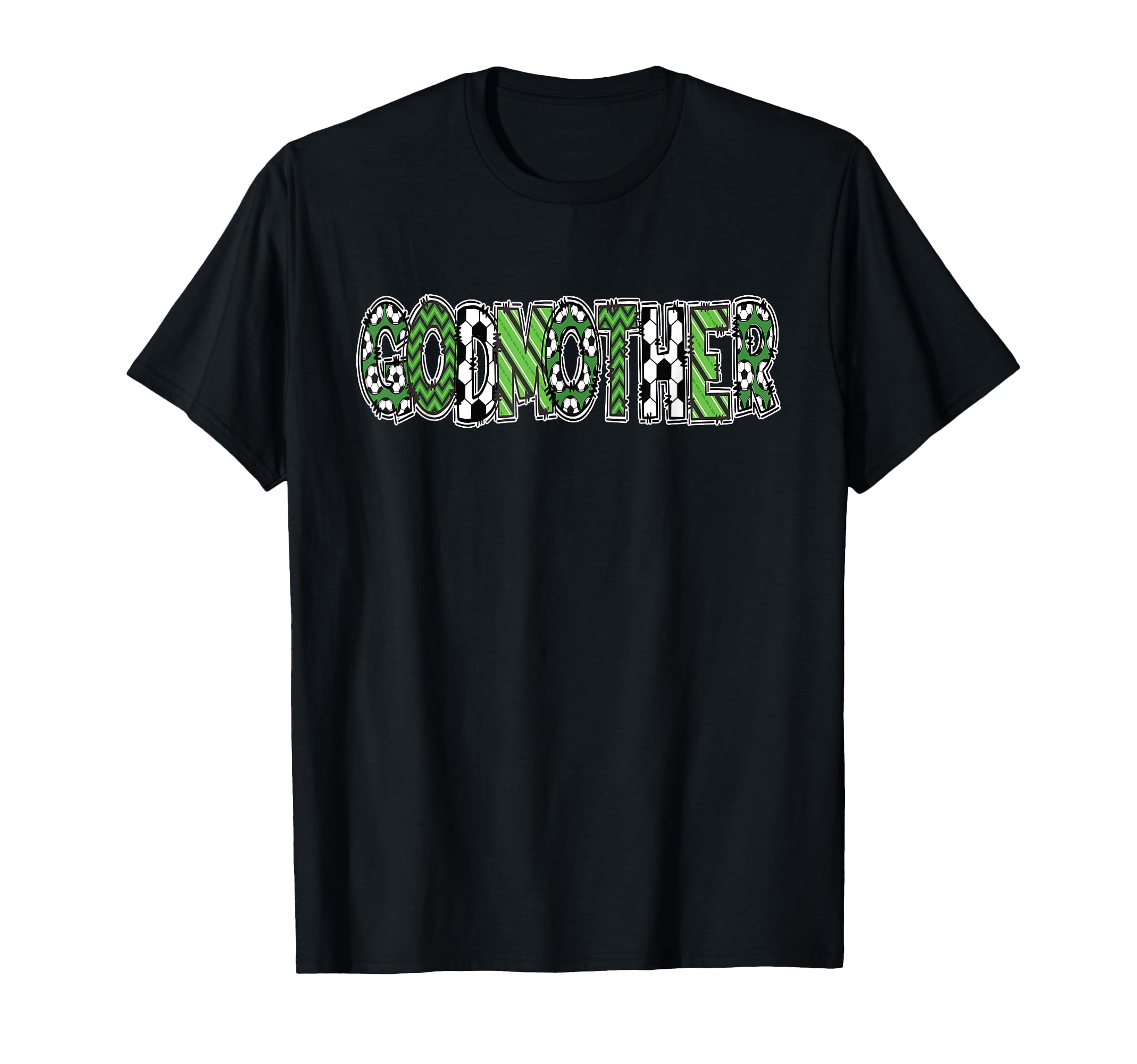 Soccer Mommy Godmother Birthday Party T-Shirt - Trendy Graphic for Adults