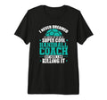 Id Grow Up To Be Handball Coach Tri T-Shirt - Novelty Apparel for Adults