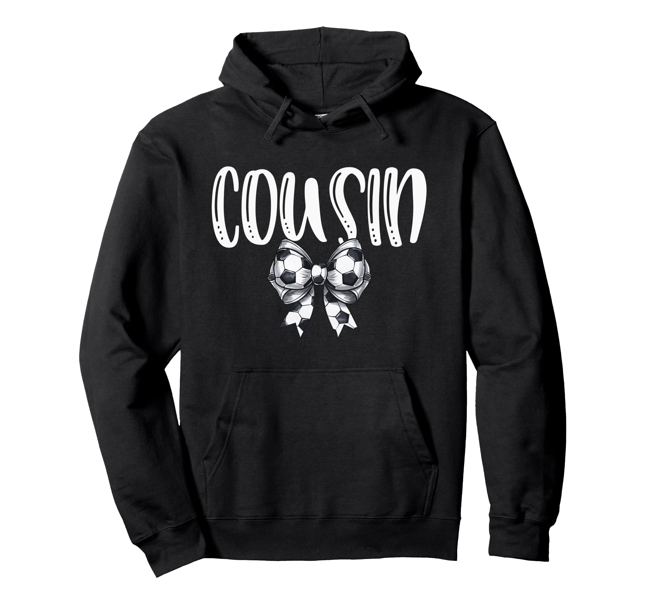 Coquette Soccer Cousin Spirit Hoodie - Streetwear Style Unisex