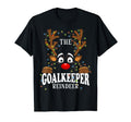 Matching Family Goalkeeper Reindeer T-Shirt - Novelty Apparel Unisex