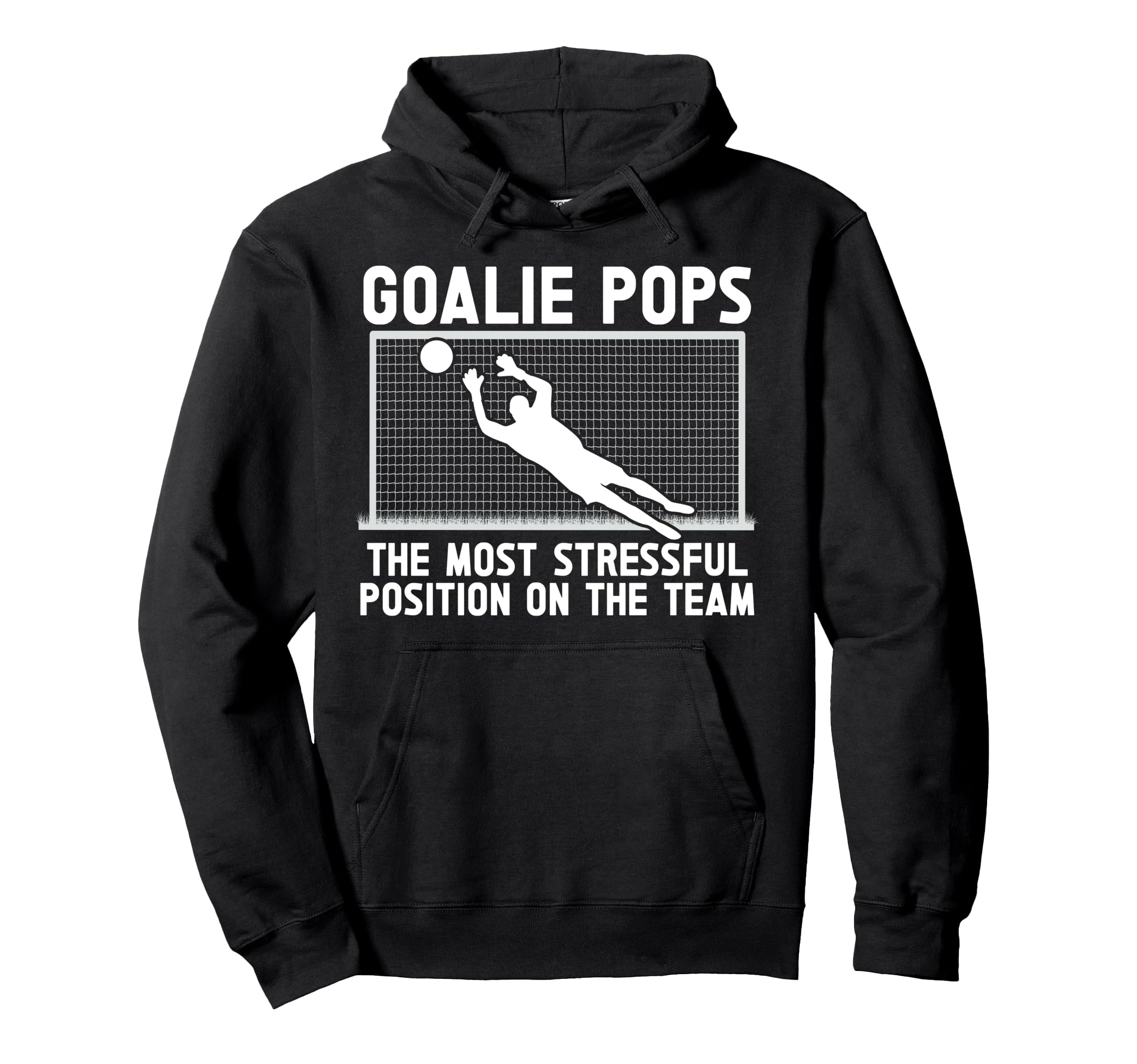 Soccer Goalie Pops Funny Pops Soccer Hoodie - Streetwear Style for Adults