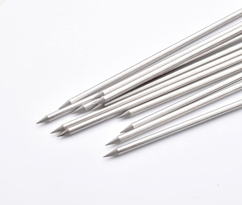 30 Pack 10 Inch Metal Barbecue Skewers, Stainless Steel BBQ Skewers, Shish Kebab Kabob Skewers (BBQ 10Inch-30p)