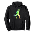 Futsal Indoor Soccer Player Football Hoodie - Novelty Apparel for Adults