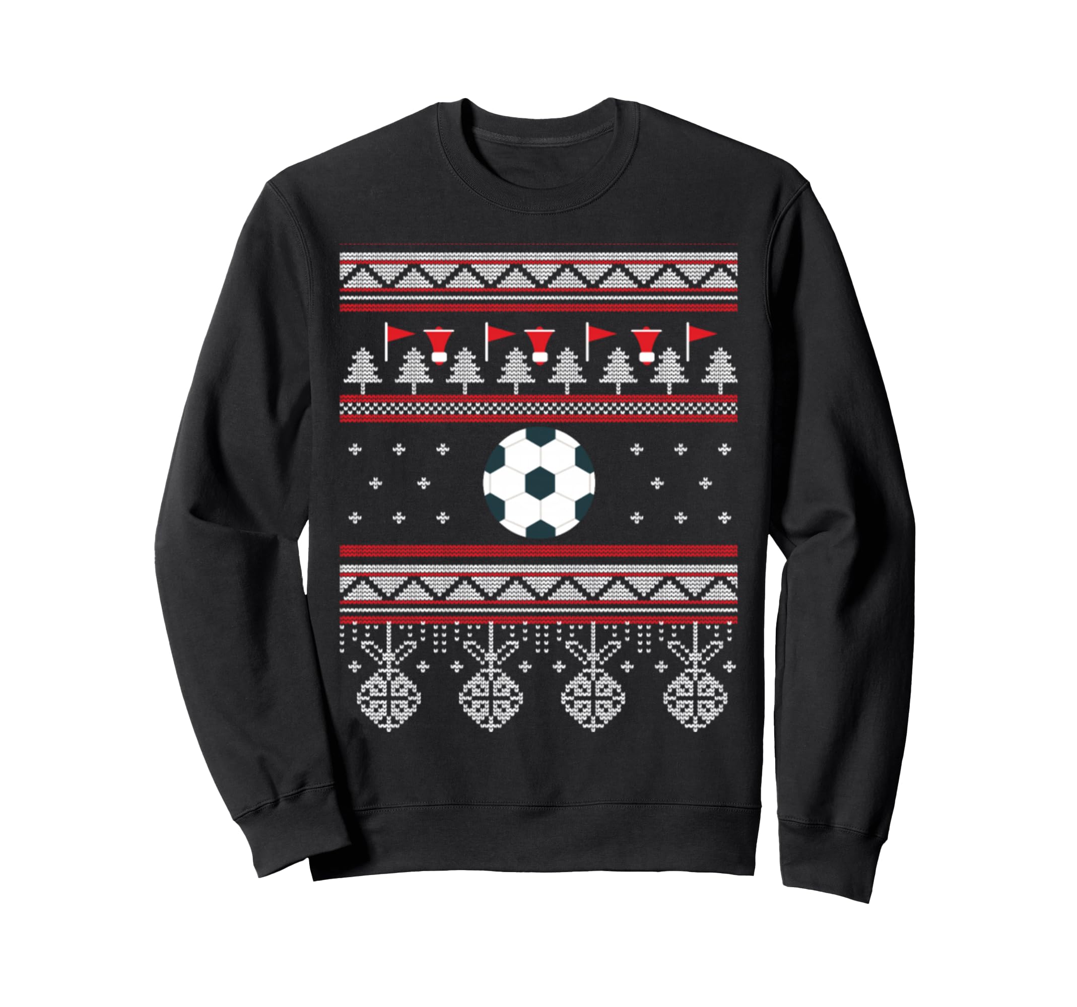 Funny Soccer Ugly Sweaters Sweatshirt - Minimalist Print Unisex