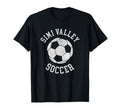 Simi Valley Soccer Distressed 90S T-Shirt - Unique Graphic for Adults