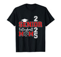 Senior 2025 Proud Volleyball Mom Class T-Shirt - Minimalist Print Unisex