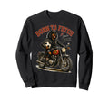 Gordon Setter Motorbike Love Sweatshirt - Casual Everyday Wear Unisex