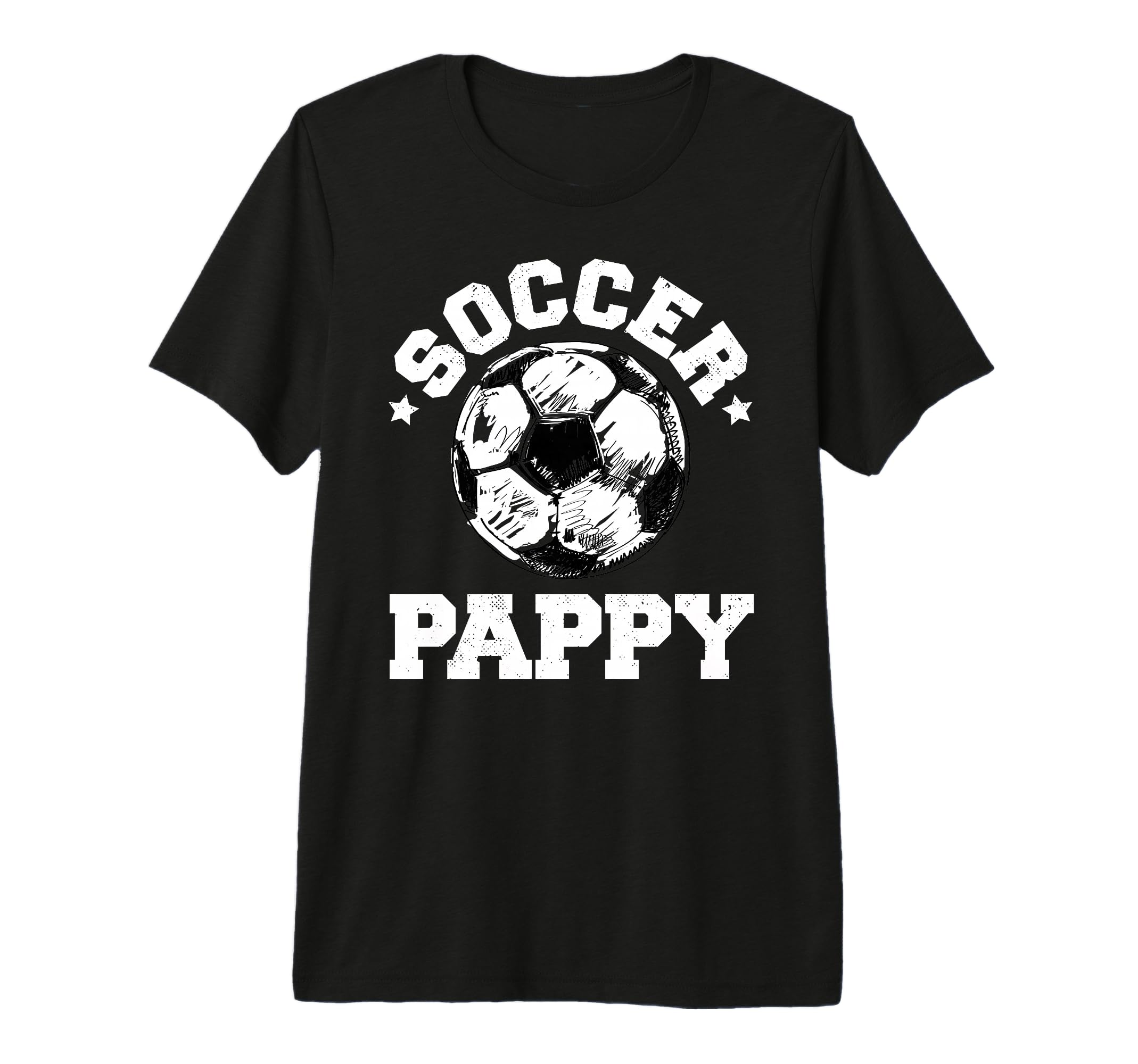 Mens Soccer Pappy Soccer Ball T-Shirt - Aesthetic Graphic Unisex