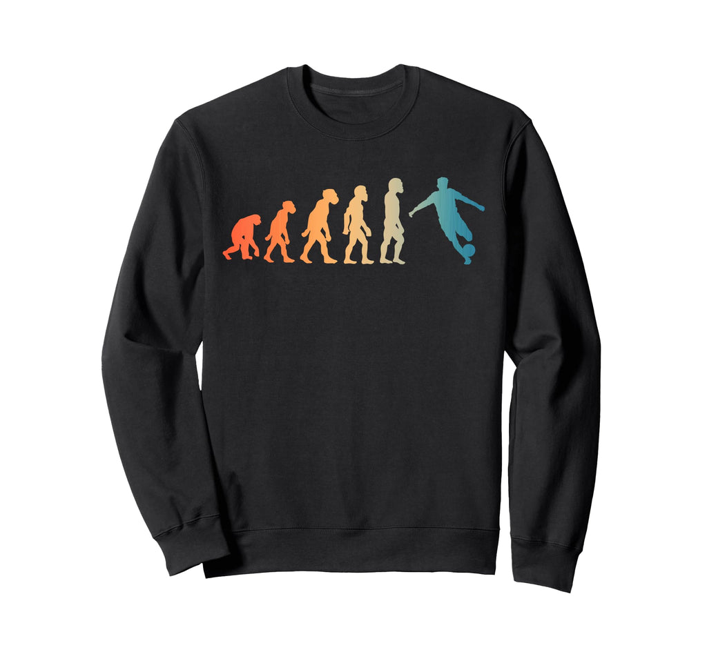 Funny Human Soccer Player Sweatshirt - Fun Novelty Design Men Women
