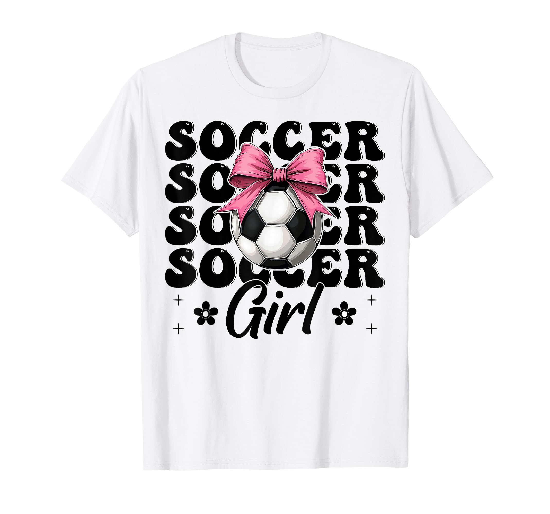 Soccer Soccer Mom Coquette T-Shirt - Minimalist Print Men Women