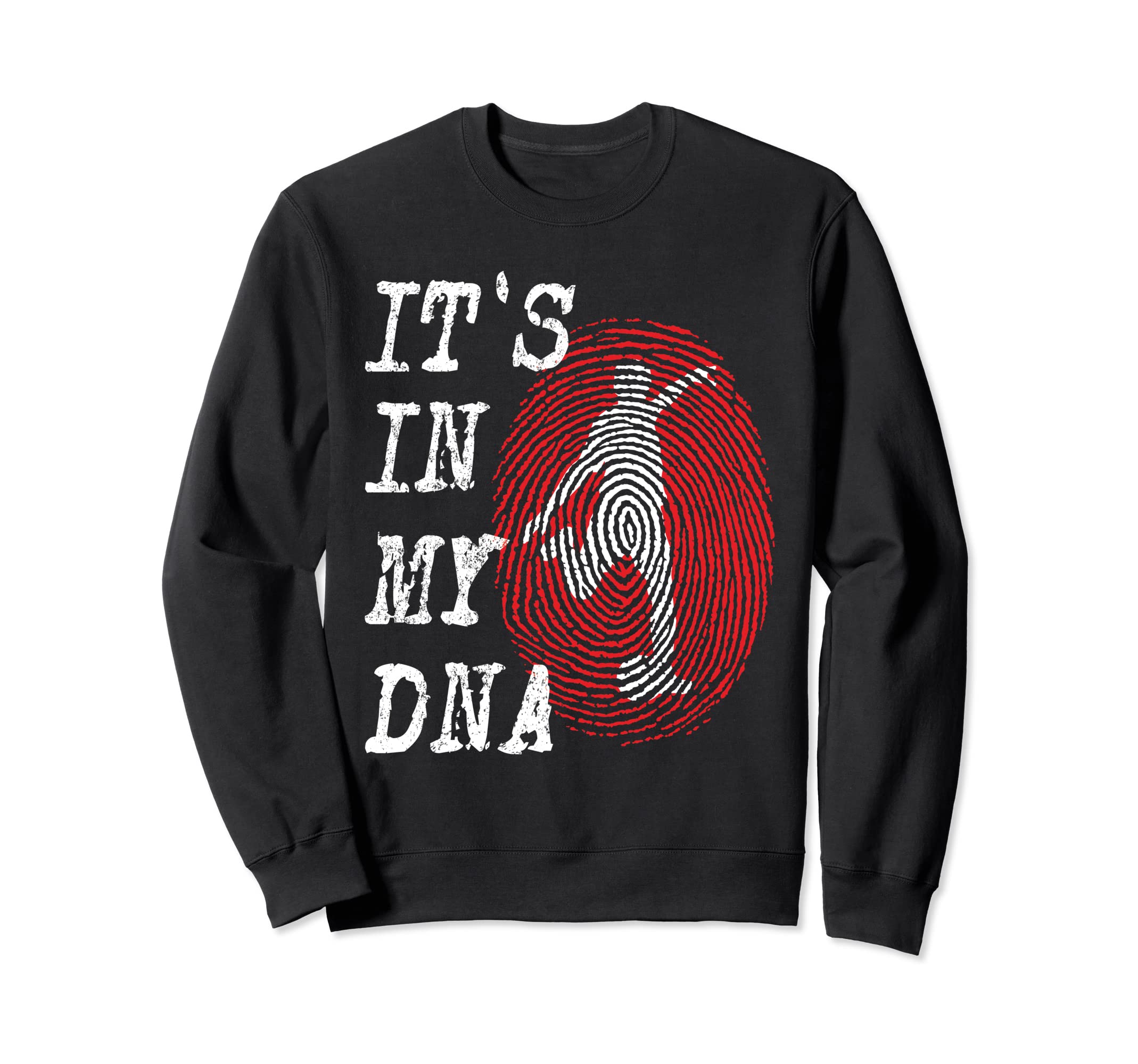 Its My Dna Soccer Player Fingerprint Sweatshirt - Streetwear Style Unisex