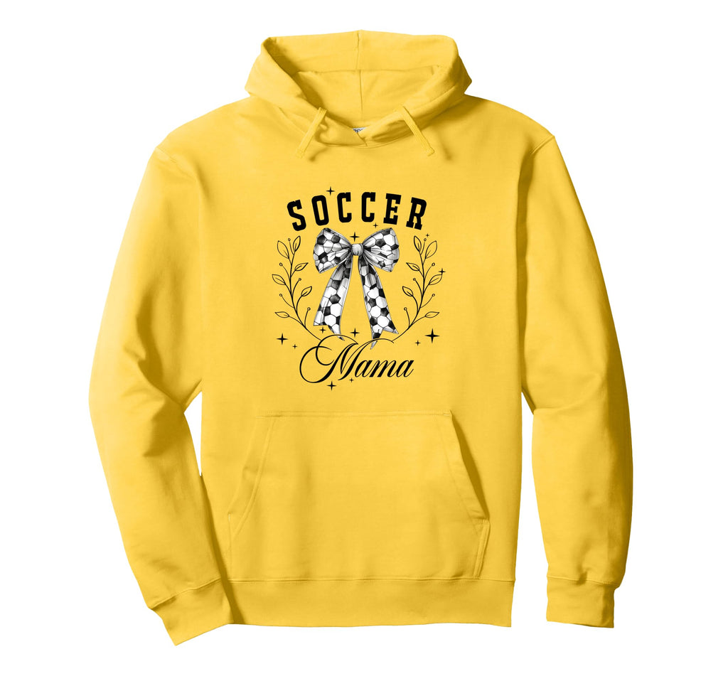 Soccer Mama Coquette Bow Hoodie - Novelty Apparel Unisex
