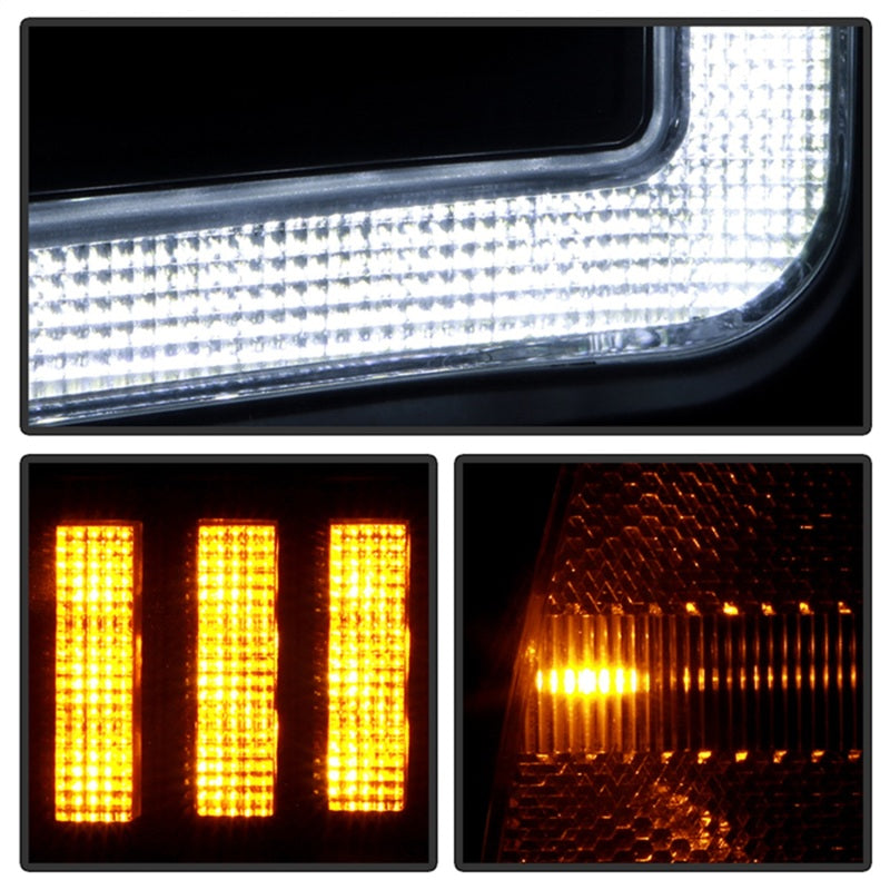 SPYDER Signature 20-21 Ford F150(Halogen Model) Proj. Headlights - Black(PRO-YD-FF15021HALSI-SEQ-BK) 5088710