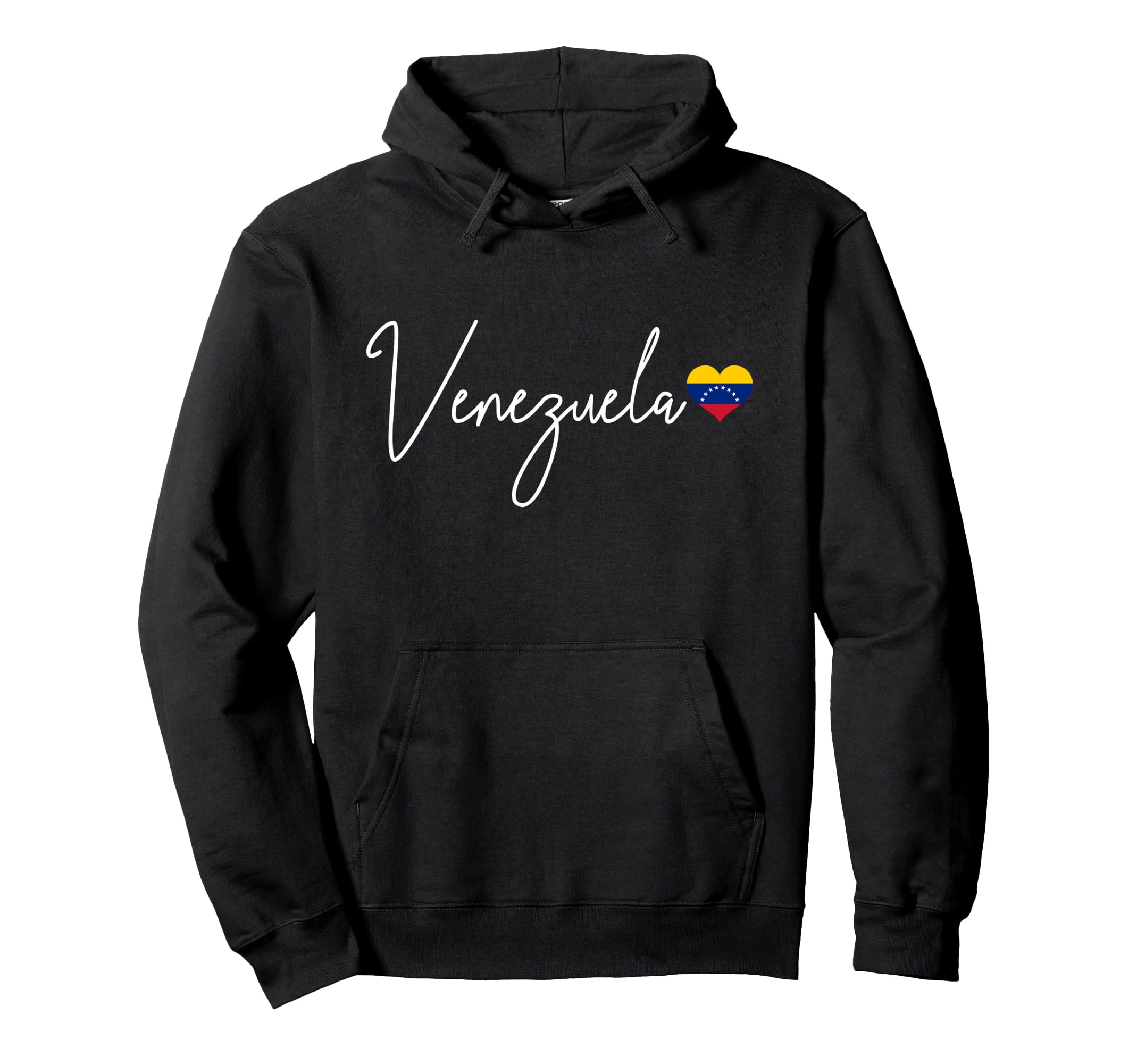 Venezuela Heart Pride Venezuelan Flag Hoodie - Minimalist Print Unisex