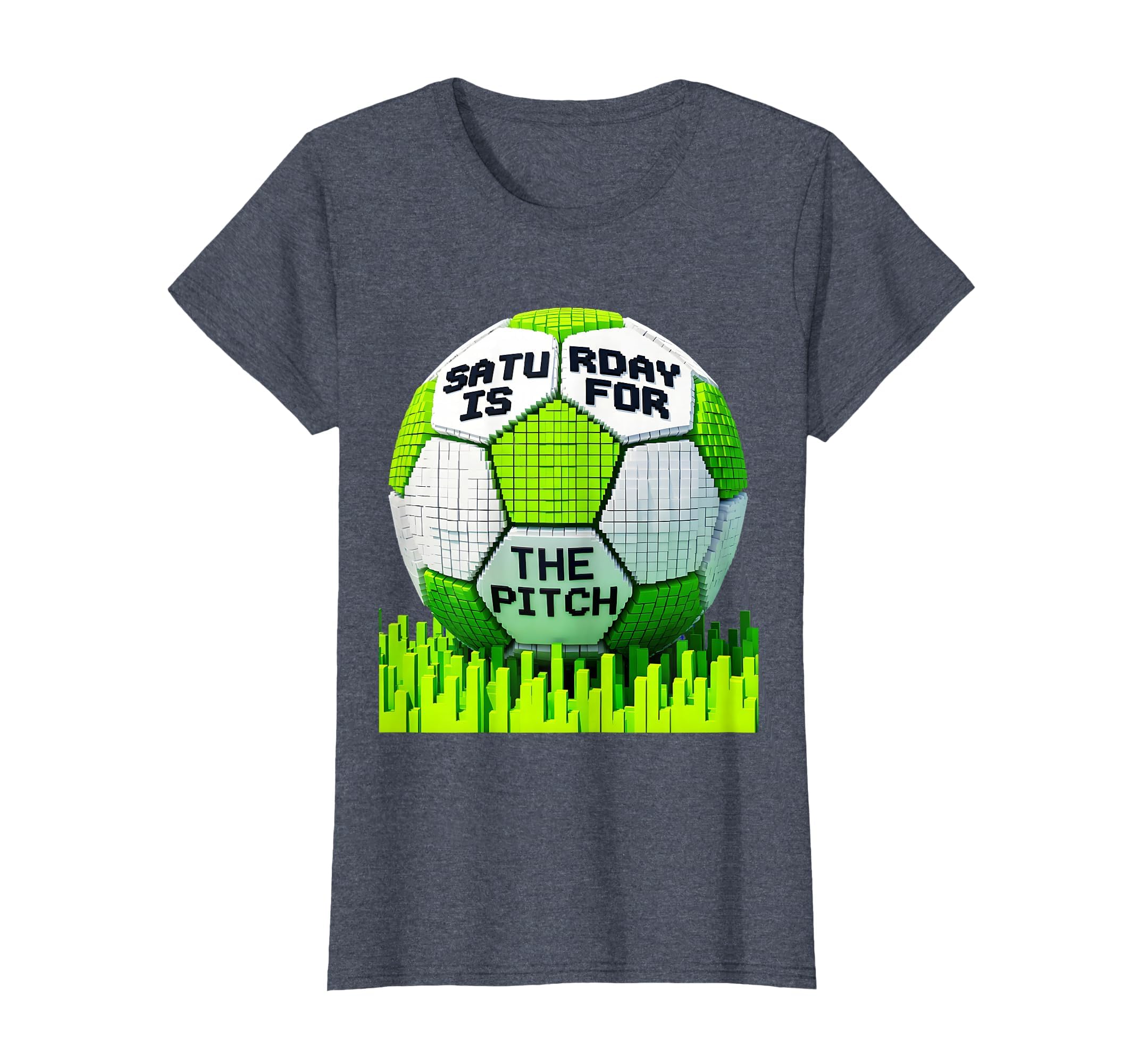 Saturday Is Pitch Soccer Mom T-Shirt - Streetwear Style for Adults