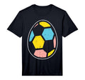 Soccer Ball Egg Funny Easter Sports T-Shirt - Novelty Apparel Unisex