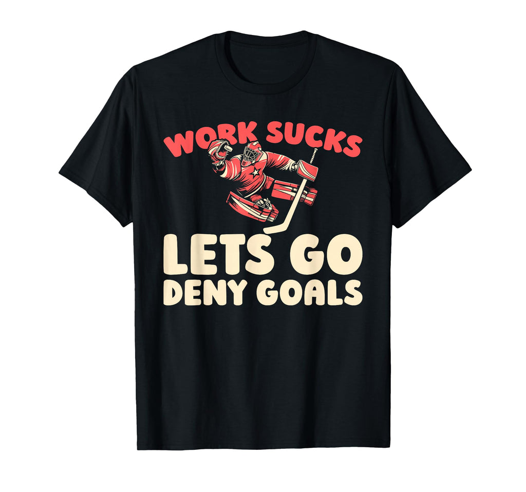 Hockey Goalkeeper Ice Hockey Goalie T-Shirt - Minimalist Print Unisex