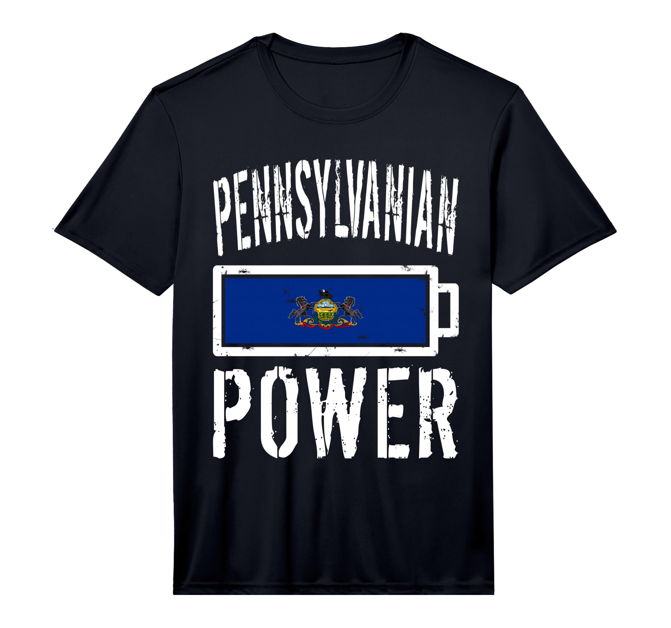 Pennsylvania Flag Pennsylvanian Power T-Shirt - Novelty Apparel Unisex