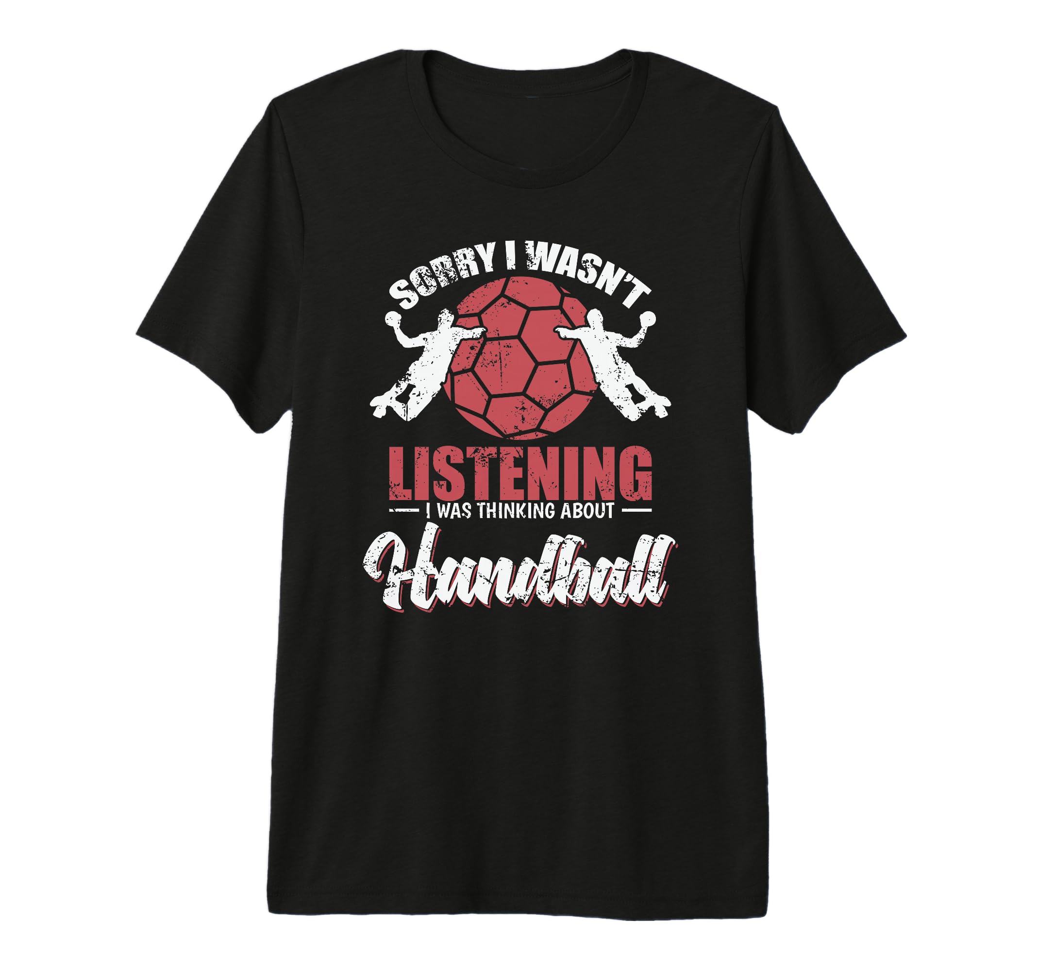 I Thinking About Handball Tri Blend T-Shirt - Minimalist Print Men Women