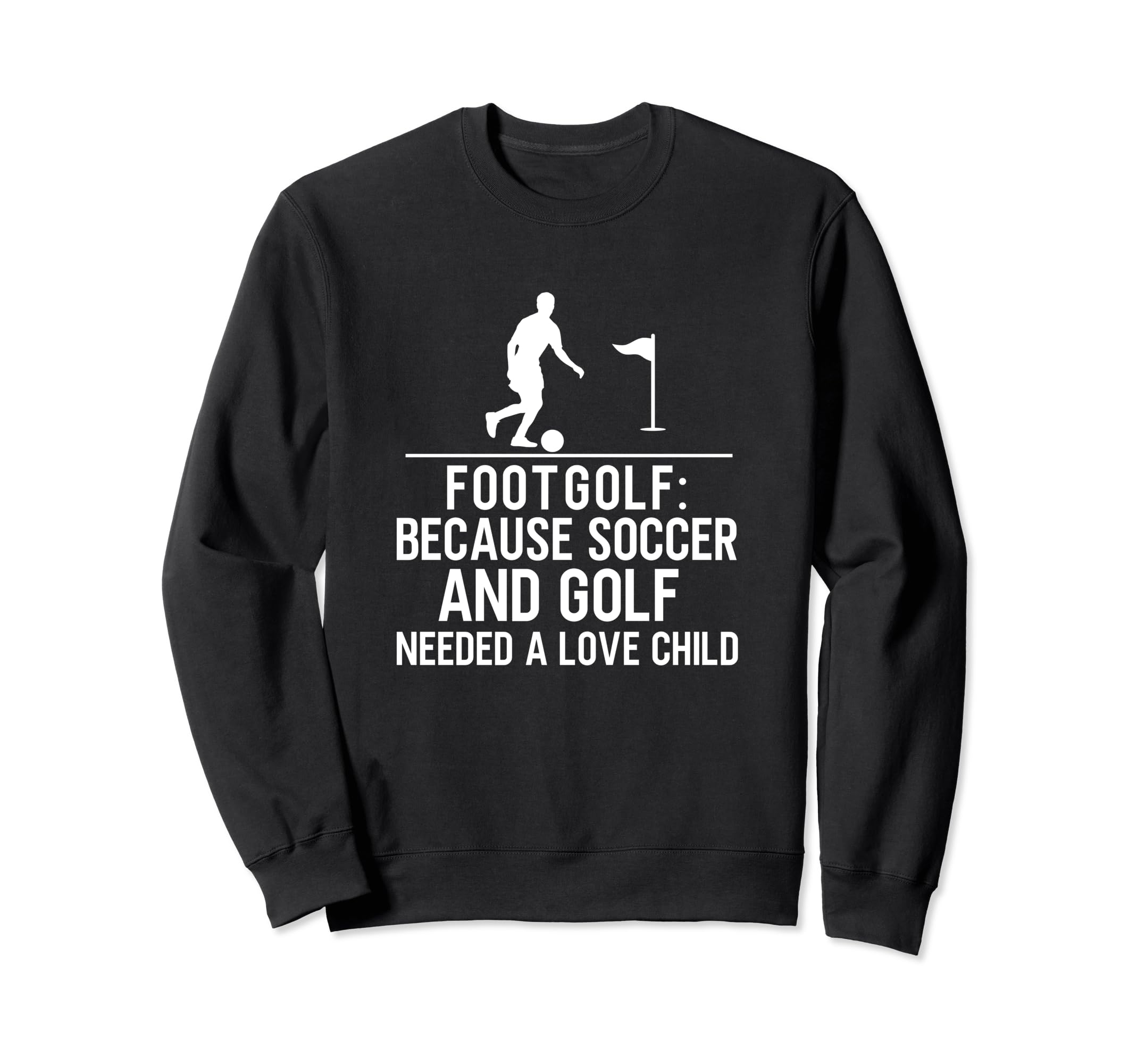 Funny Footgolf Player Soccer And Golf Sweatshirt - Graphic Print Men Women