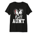 Ball Aunt Baseball Soccer Aunt Tri T-Shirt - Custom Art Print Men Women