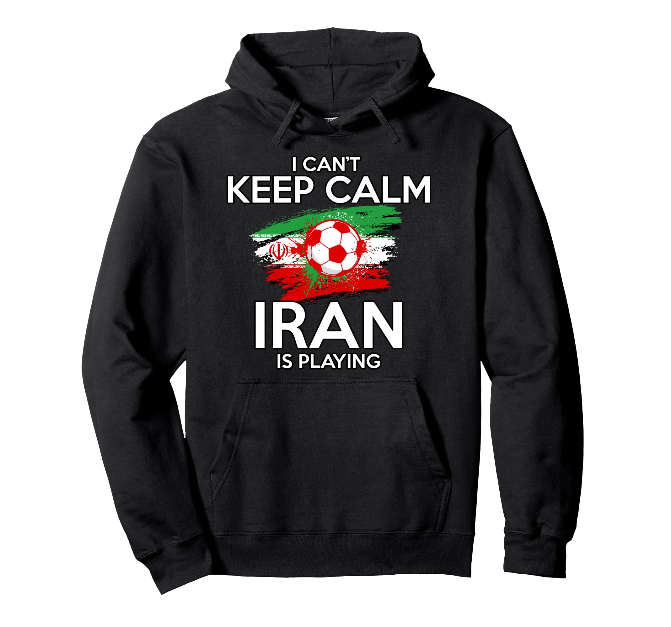 Iran Football Fan Soccer Game Player Hoodie - Fun Novelty Design Unisex