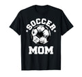 Soccer Mom Funny Soccer Ball T-Shirt - Novelty Apparel for Adults