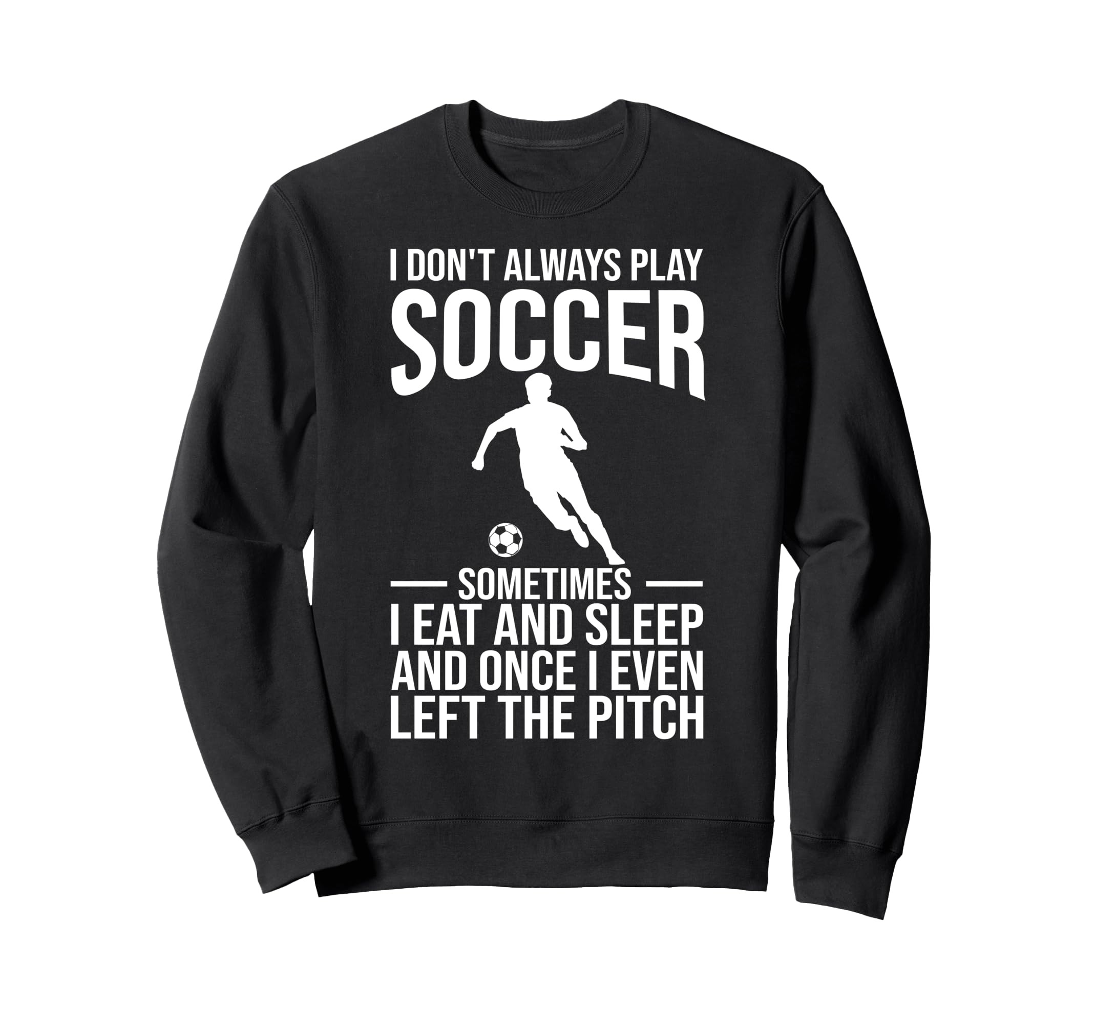 Soccer Art Soccer Player Football Sweatshirt - Minimalist Print Men Women