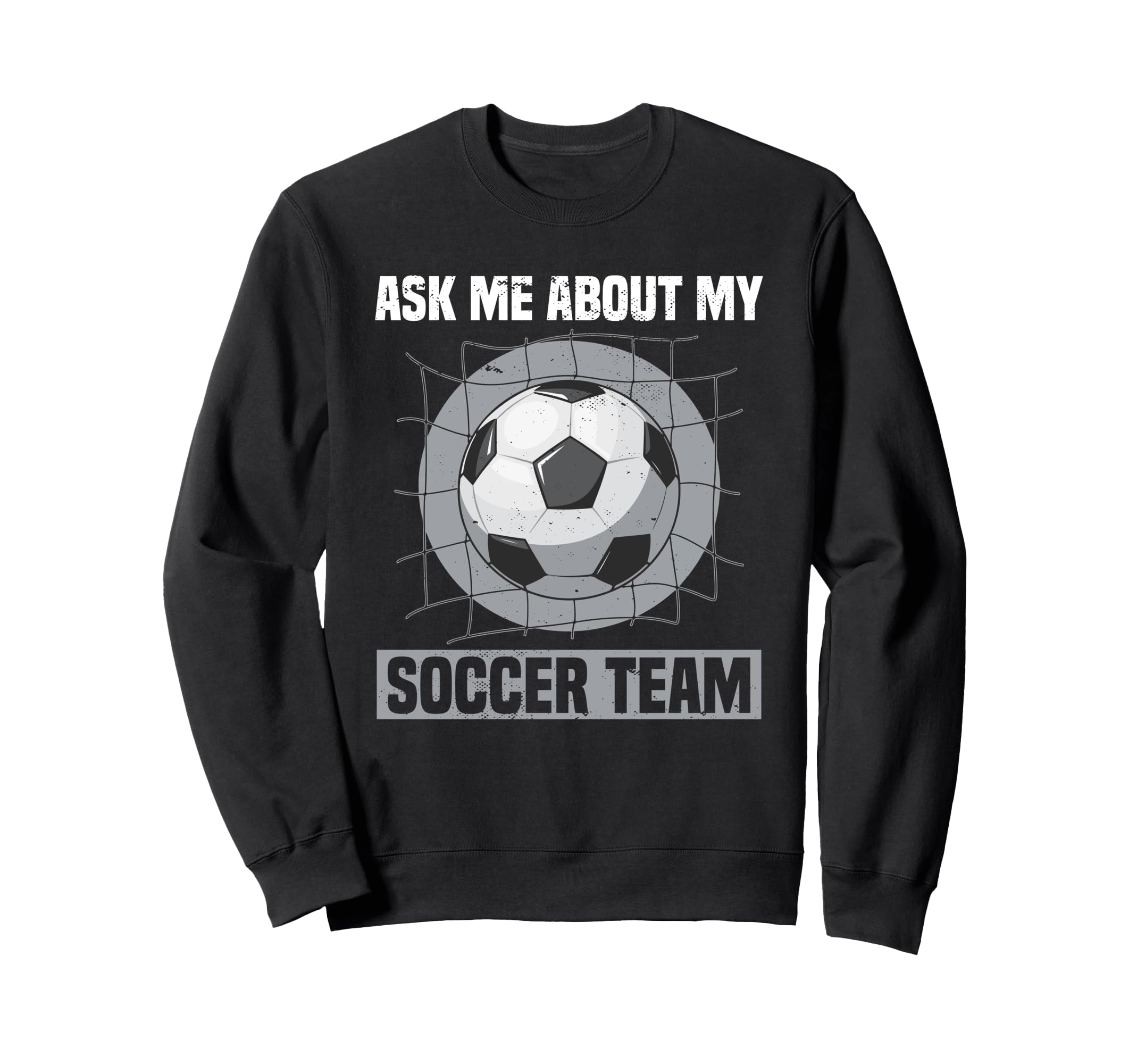 Coaching Soccer Dad Coach Soccer Sweatshirt - Custom Art Print for Adults