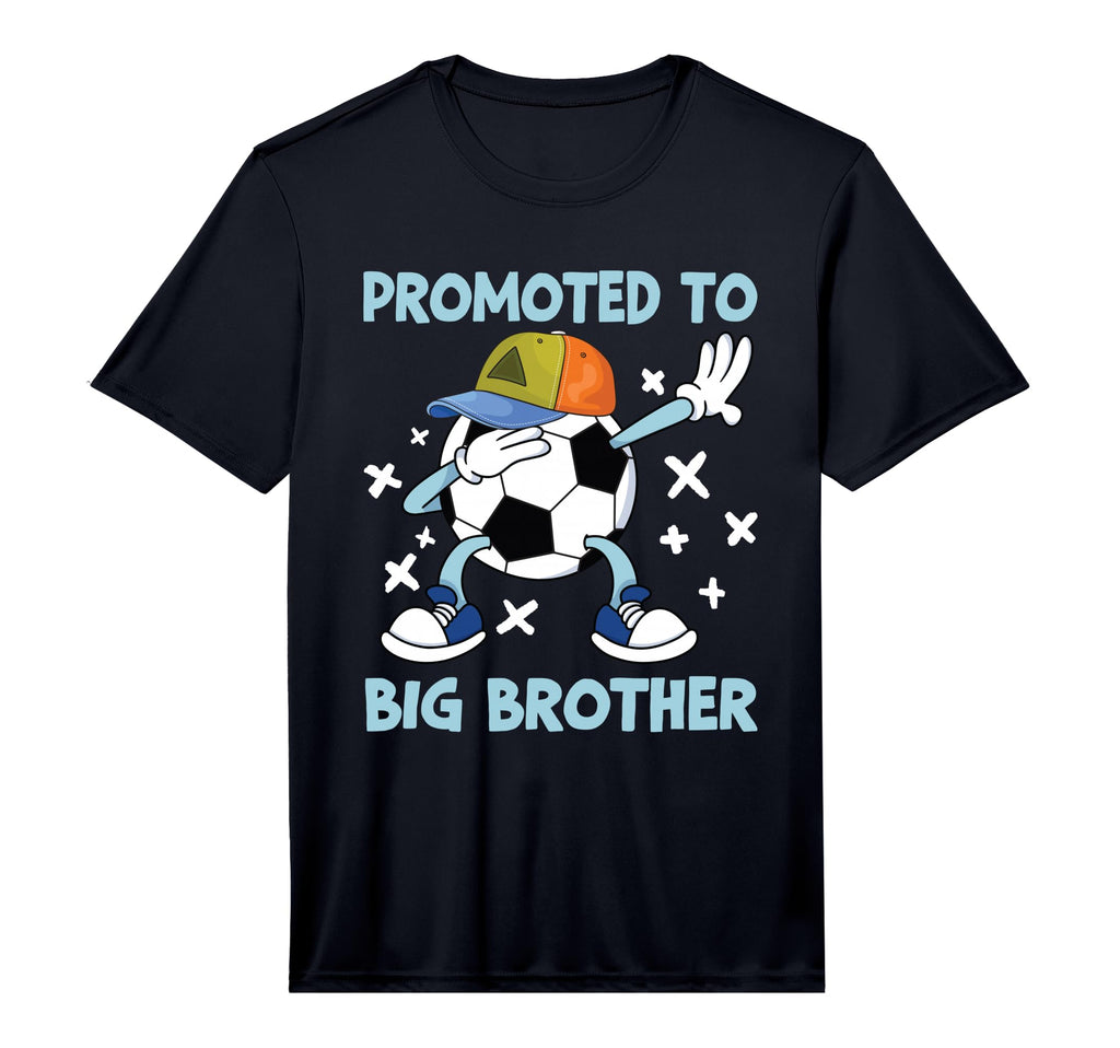 Promoted To Big Brother Soccer T-Shirt - Minimalist Print for Adults