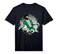 Nigeria Soccer Nigerian National Flag T-Shirt - Minimalist Print Men Women