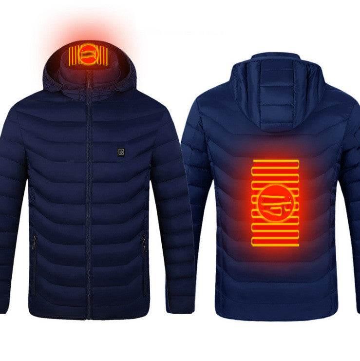 USB Electric Heated Jacket, 3+2 Heating Zone Cover The Upper Body