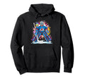 Ice Hockey Player Goalkeeper Ice Hoodie - Novelty Apparel for Adults