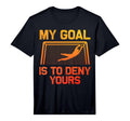 Soccer Goalie Art Gag Soccer Player T-Shirt - Graphic Print for Adults