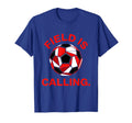 Field Is Calling Soccer Ball T-Shirt - Trendy Graphic Unisex