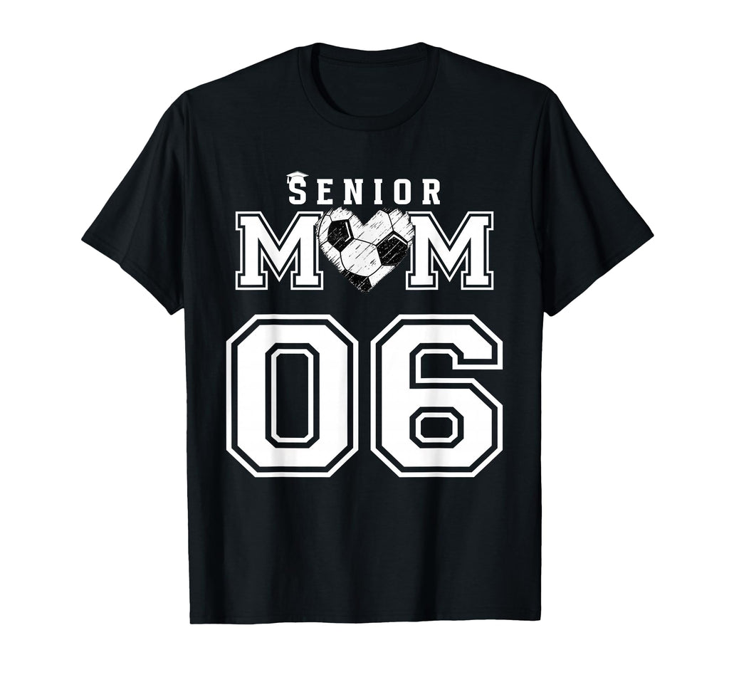 Proud Senior Soccer Mom Custom Jersey T-Shirt - Minimalist Print Men Women