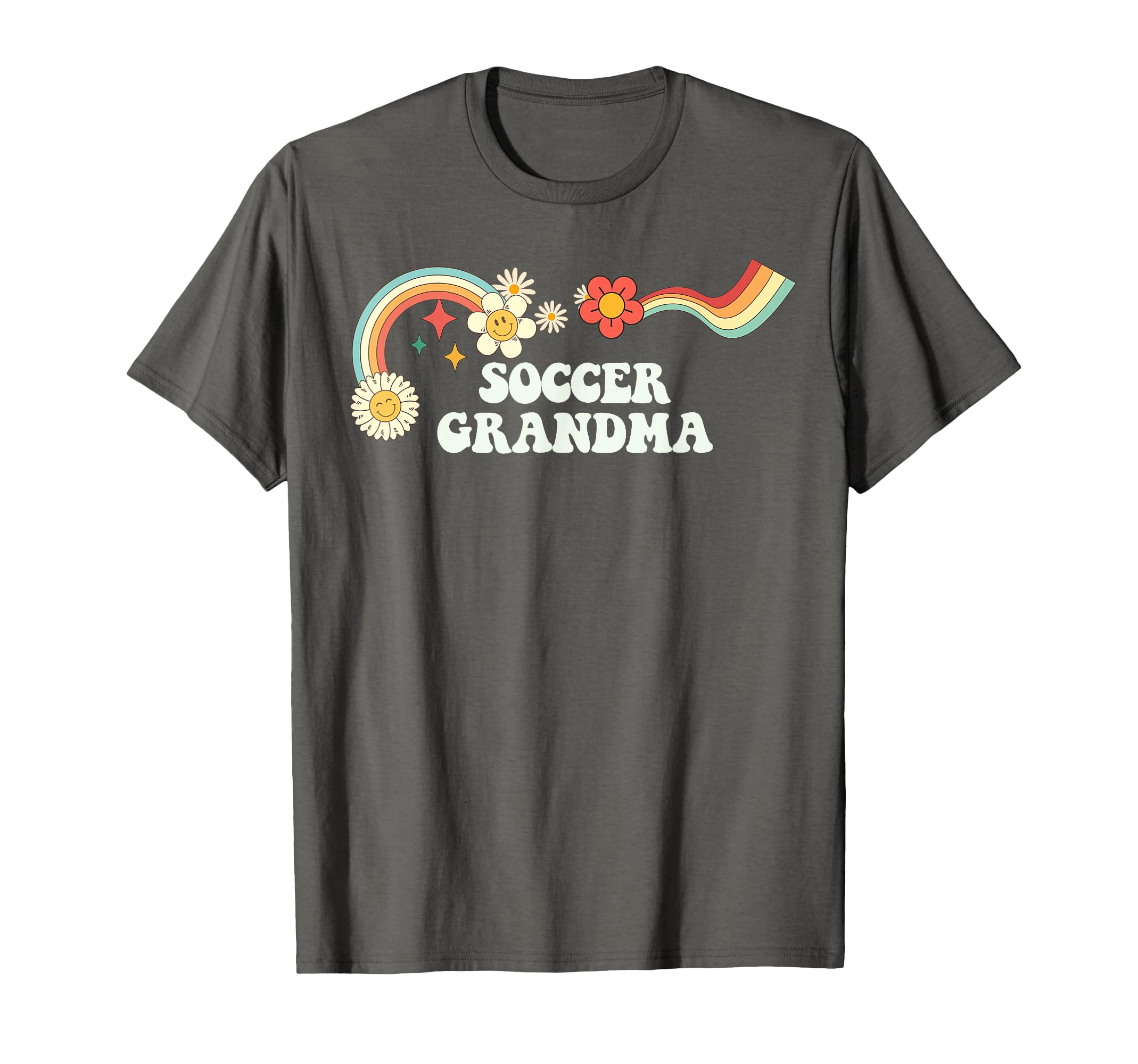 Groovy Script Funny Soccer Grandma T-Shirt - Unique Graphic for Adults