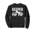 Soccer Keeper Pop Pop Soccer Sweatshirt - Minimalist Print for Adults