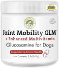 Wholistic Pet Organics Joint Mobility GLM - 2 Lb - Glucosamine for Dogs and Chondroitin Supplement Green Lipped Mussels - Joint Supplement for Dogs - Arthritis Pain Reliever for Large & Small Breeds