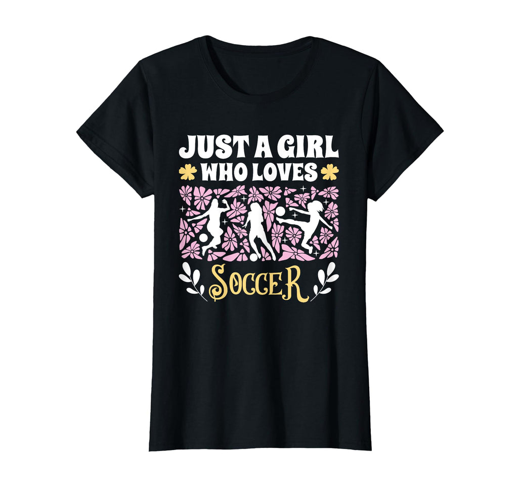 Just Who Loves Soccer Soccer T-Shirt - Trendy Graphic Men Women