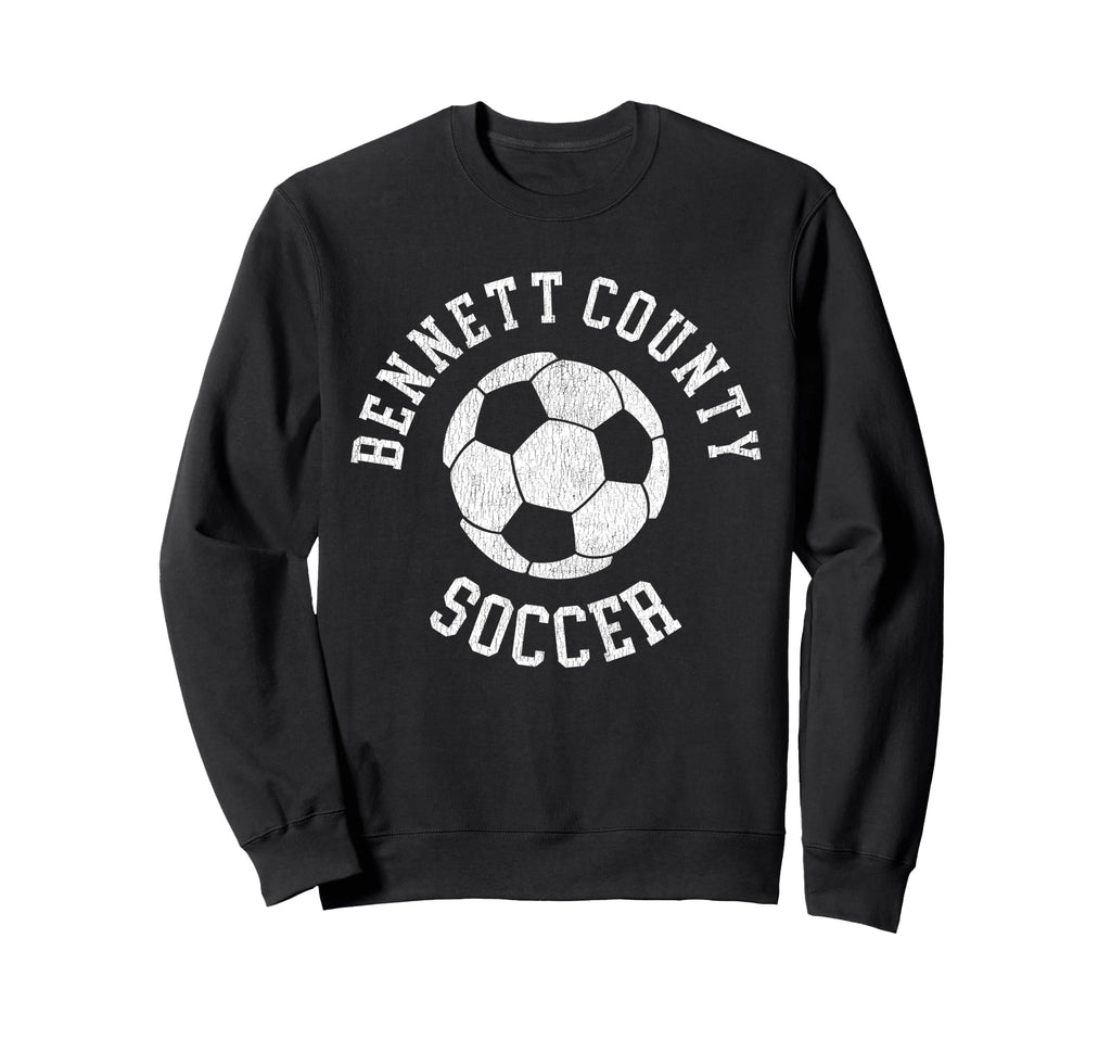 Bennett County Soccer Distressed Sweatshirt - Streetwear Style Men Women